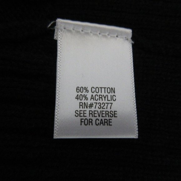 Croft & Barrow Open Cardigan Sz PS Black Sleeveless Cable Knit Long Vest Sweater - Picture 6 of 8